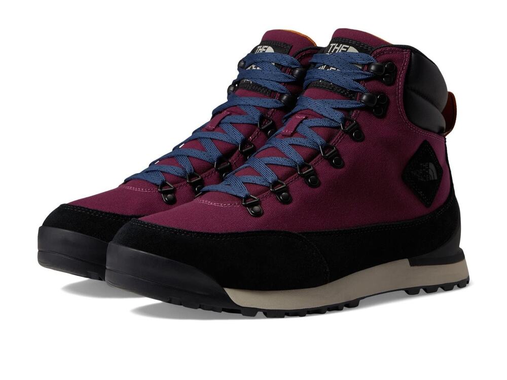 The North Face Men's Hiking Back-To-Berkeley IV Textile WP Burgundy TNF Black 12